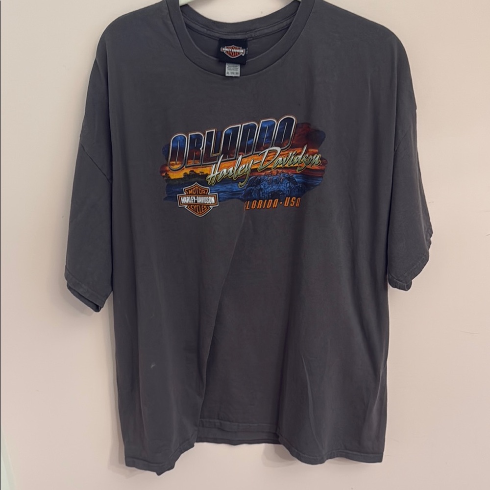 Harley-Davidson Charcoal Graphic Tee